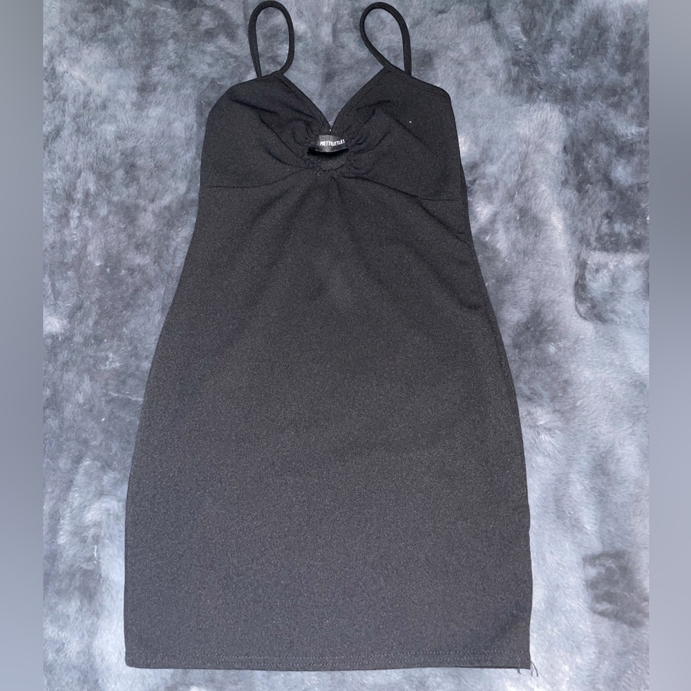 Black above the knee dress (Pretty Little Thing Size 2 or Small)